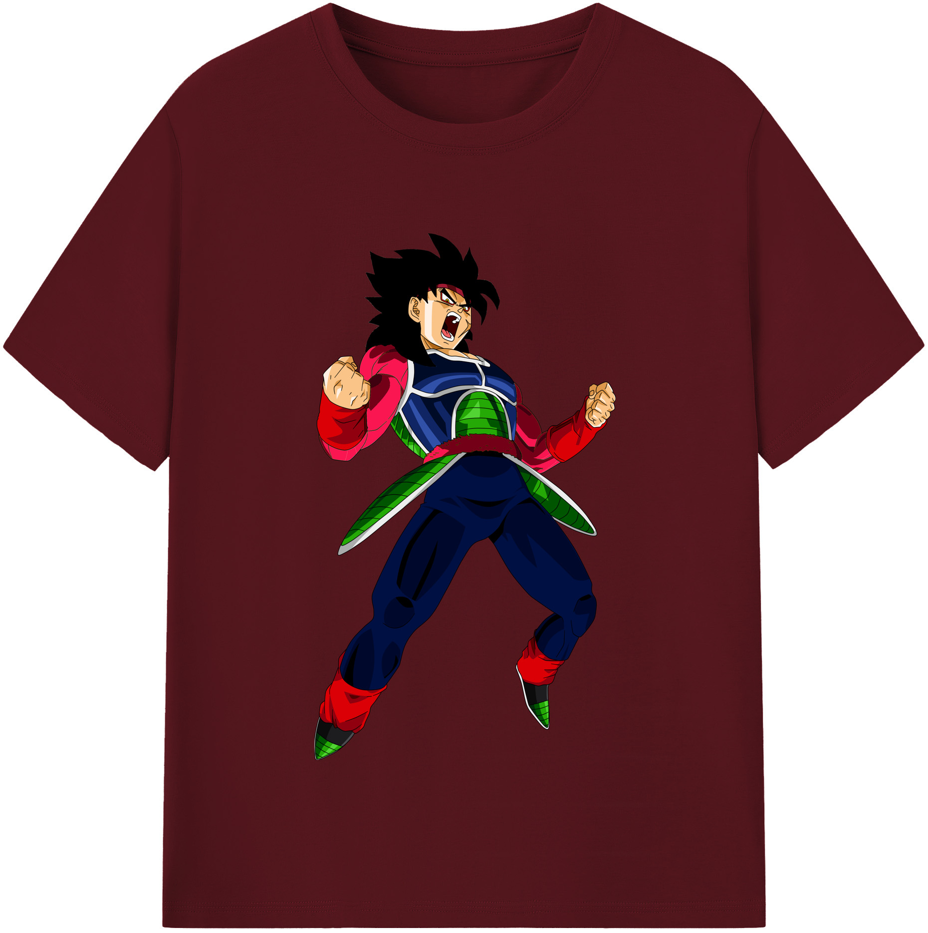 （画像用） ドラゴンボール バーダック DRAGON BALL Burdock 綿100％半袖Tシャツ（フロントプリント）